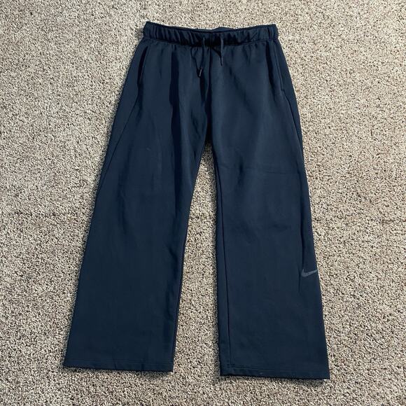 Nike Pants - Nike Women’s Size Medium Black Sweat Pants Track Pants Swoosh Logo Drawstrings